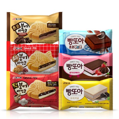 [타임특가] 빙그레 붕어싸만코 빵또아 아이스크림 30개 - 지브로마트